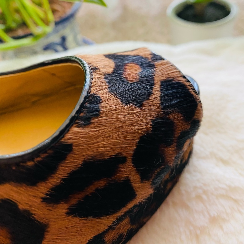 Nine West Cheetah platform wedges